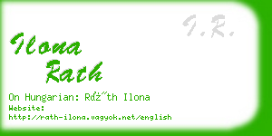 ilona rath business card